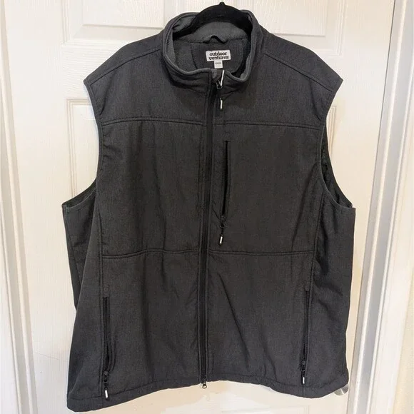 Outdoor Ventures Men's Sz 4XL Vest Outerwear, Lightweight Windproof Fleece-Line - Picture 3 of 12